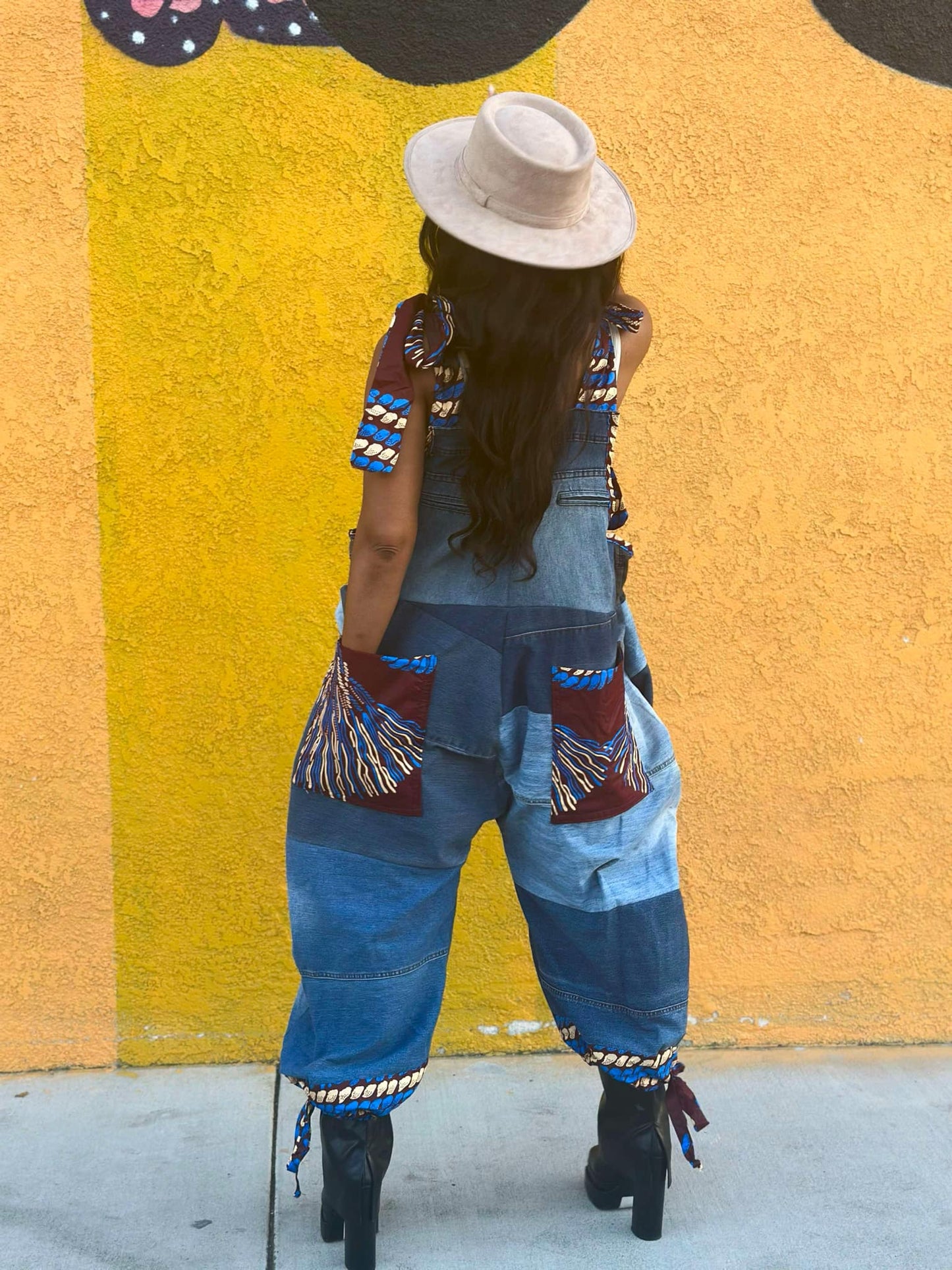 Upcycled Zamani (Timeless) Jumpsuit - One Size