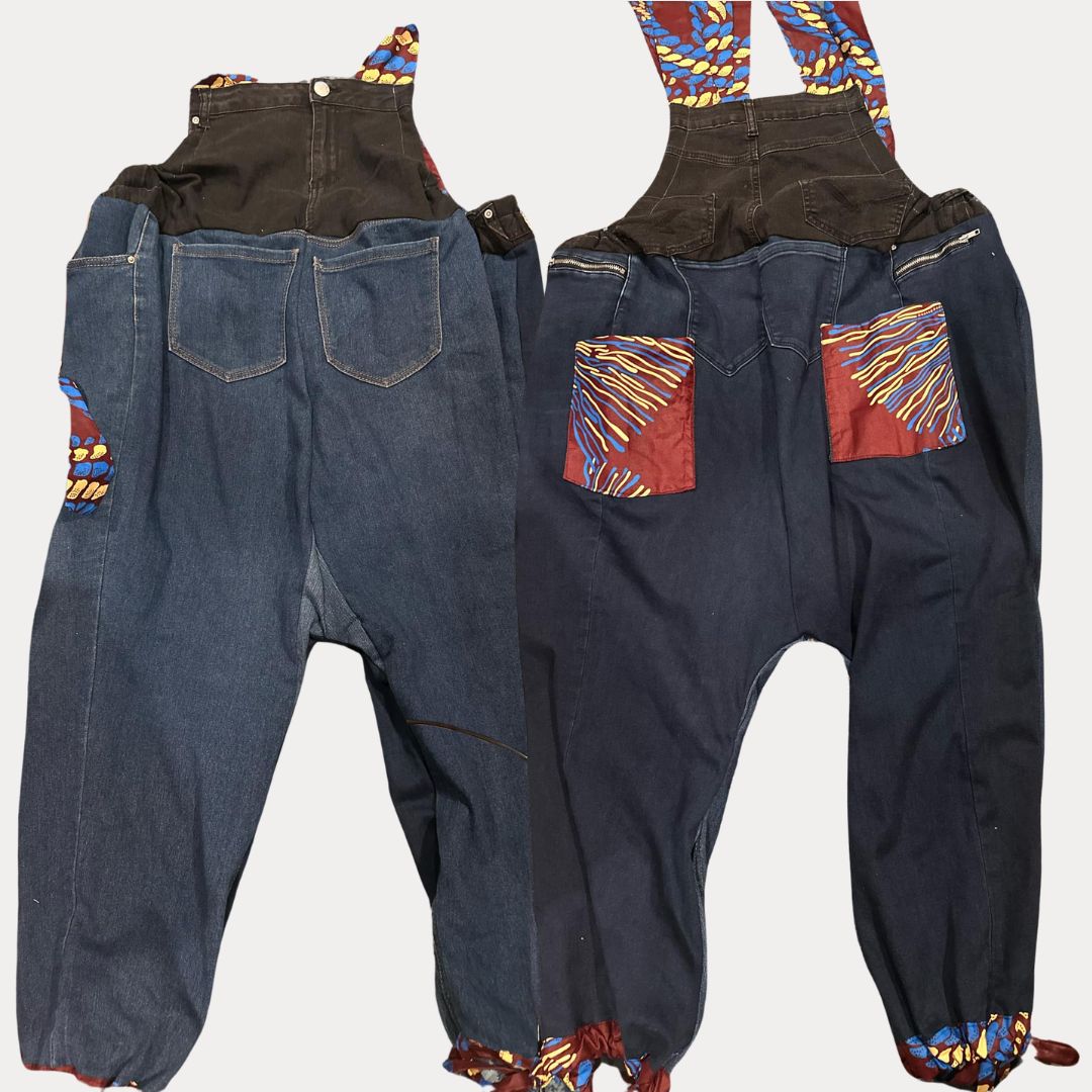 Upcycled Zamani (Timeless) Jumpsuit - One Size