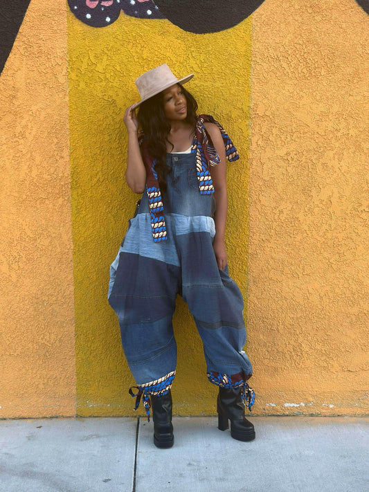 Upcycled Zamani (Timeless) Jumpsuit - One Size