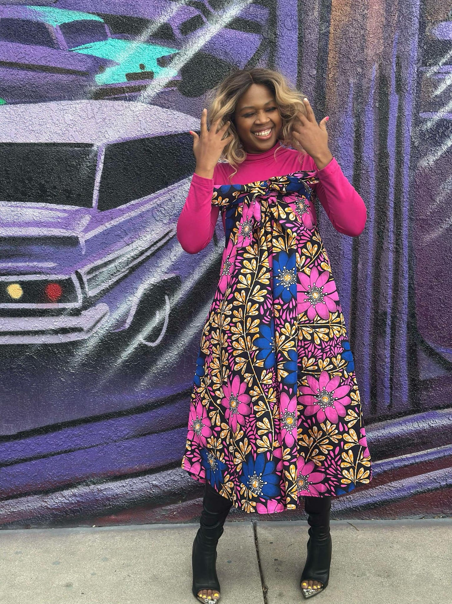 3 in 1 Handmade Dress One of A Kind